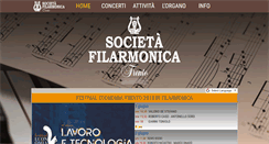 Desktop Screenshot of filarmonica-trento.it
